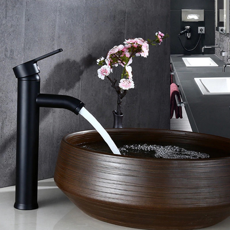 Robinet de lavabo 93 – Robinet pour vasque noir